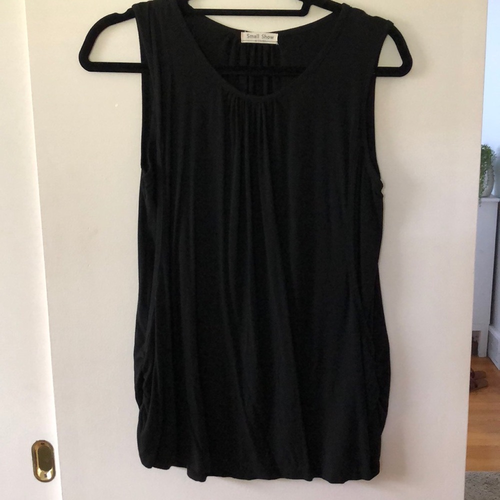 Black Nursing Tank Top